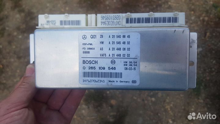 Блок управления ESP PML Mercedes W211 A2115406645