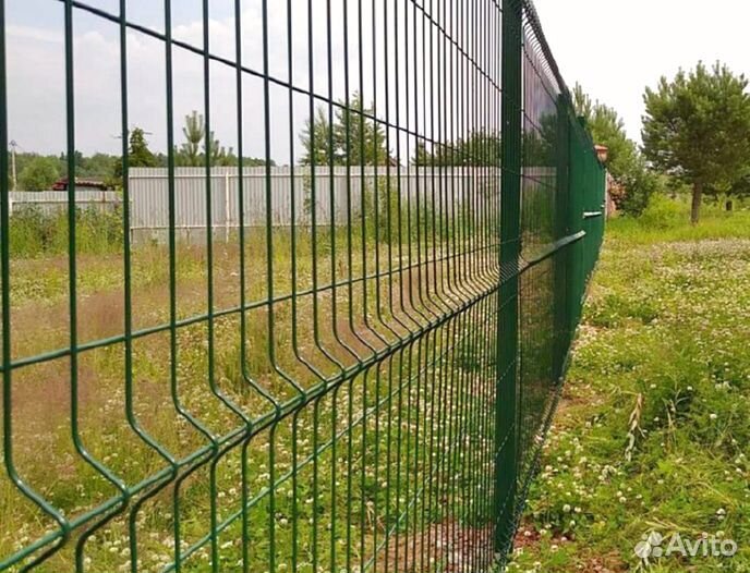 Забор сетка 3д