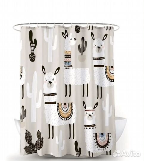 Штора для ванной комнаты 180*200