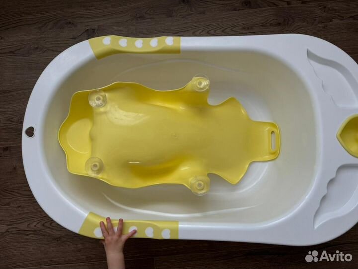 Детская ванночка для купания happy baby