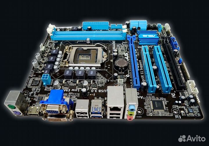 Материнская плата asus p8b75-m сокет 1155