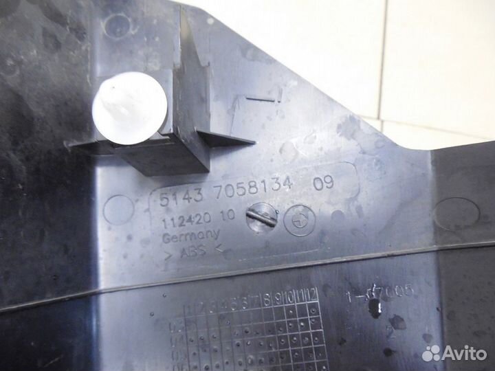 Накладка порога (внутренняя) 1-серия E87/E81 2004