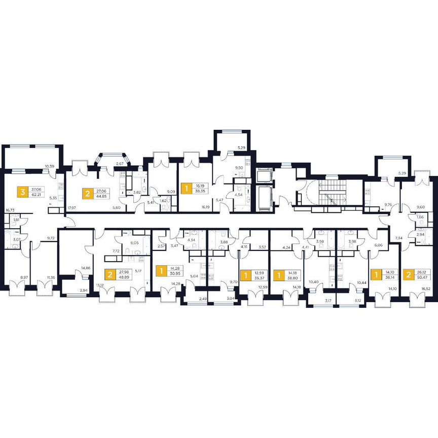 1-к. квартира, 31 м², 12/15 эт.