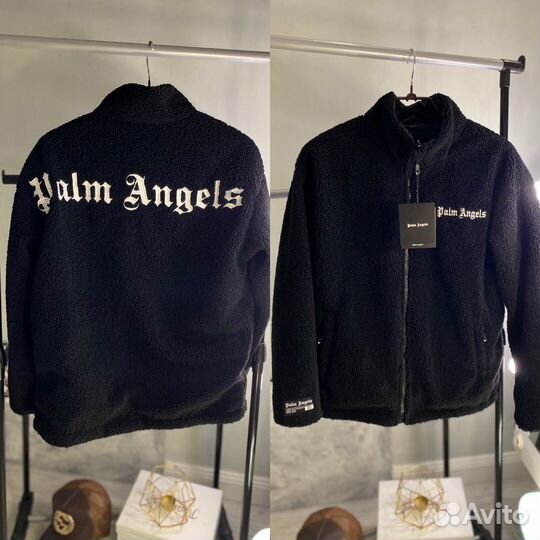 Куртка palm angels двухсторонняя (барашек)