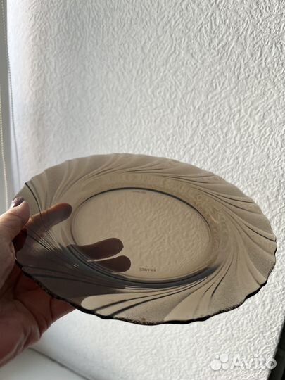 Тарелки 6 шт. стекло Франция