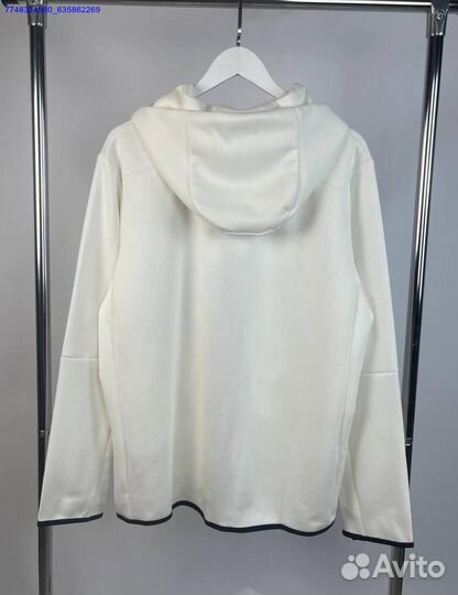 Зип Худи Nike Tech Fleece White