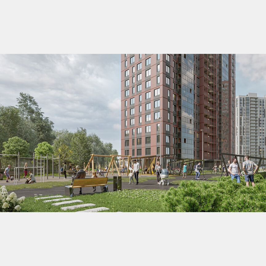2-к. квартира, 52,5 м², 1/24 эт.