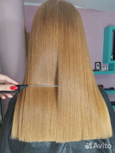 Кератиновое выпрямление волос Ботокс для волос