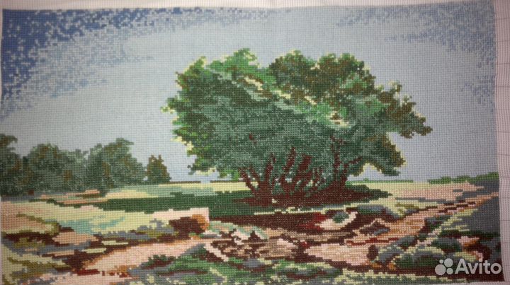 Вышивка крестиком ручной работы
