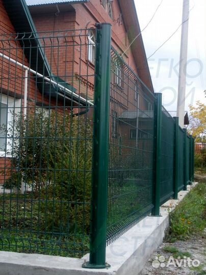 Забор сетка 3D