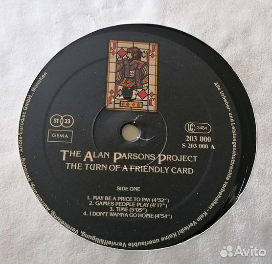Lp The Alan Parsons Project The Turn Of A Friendly