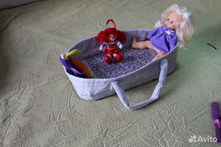 Переноска-люлька с говорящей куклой