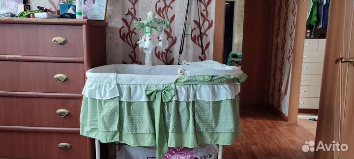 Детская люлька колыбель babyton