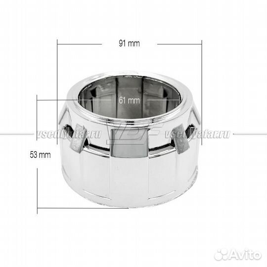 Бленда (маска) для линз 2.5 дюйма (круглая)