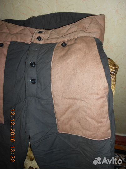 Штаны ватники СССР для охотников и рыболовов