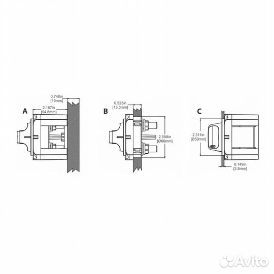 Выключатель массы SeaFlo, 300-500А, 6V-48V