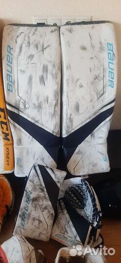 Вратарские щитки, блин и ловушка Bauer 2S PRO