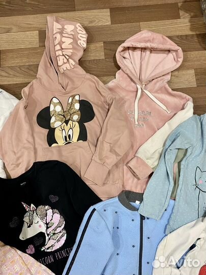 Детские вещи пакетом для девочек 6-8 лет