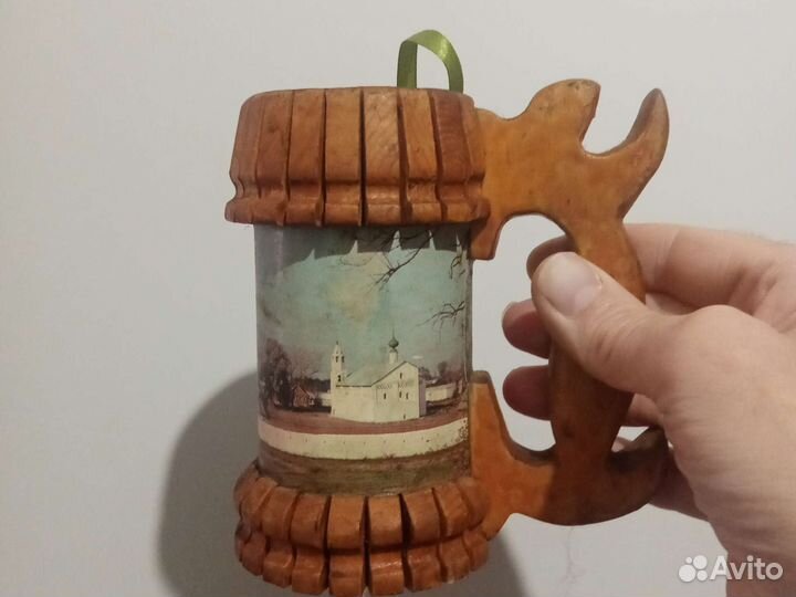 Пивная деревянная кружка СССР