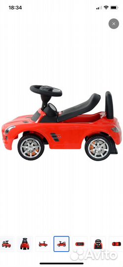 Машинка каталка mercedes