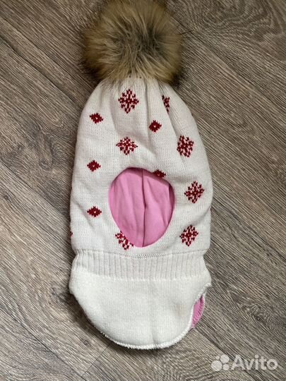 Шапка шлем для девочки новая