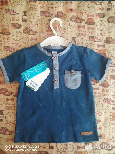 Футболки, шорты, боди waikiki на мальчика 74-92р