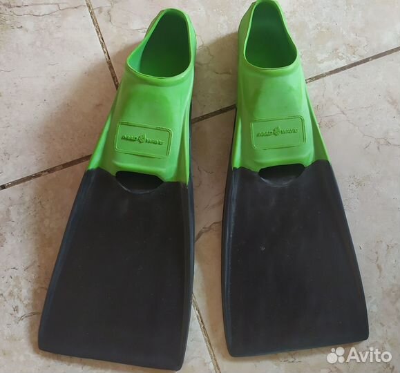 Детские тренировочные ласты MadWave размер 30-33