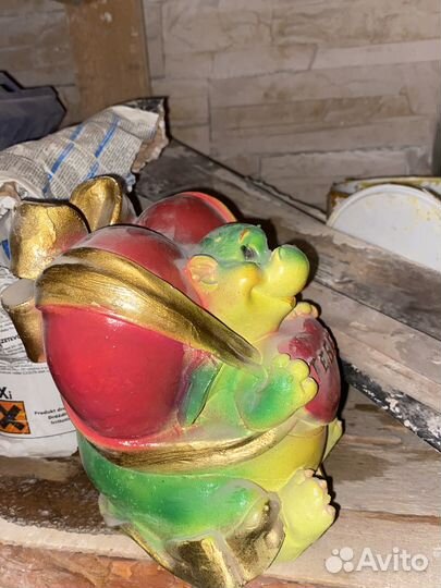 Фигурка копилка гипсовая