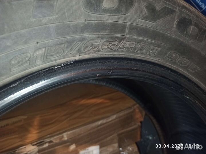 Toyo Proxes CF2 215/60 R16