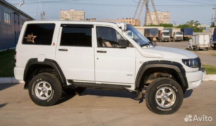 Расширители колёс арок УАЗ Патриот на оба бампера