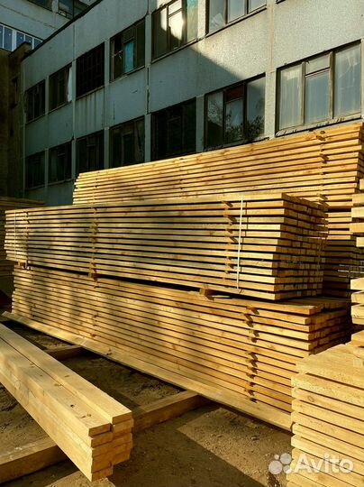 Доска обрезная 40х100х6000мм