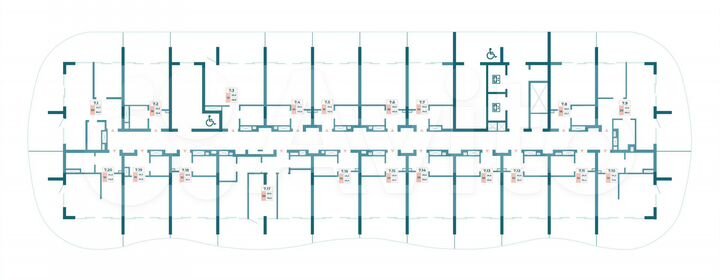 1-к. апартаменты, 36,3 м², 8/13 эт.