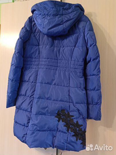 Пуховик женский длинный