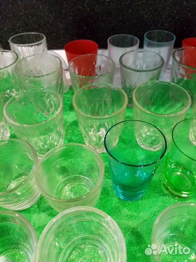 Стаканы, стопки стекло