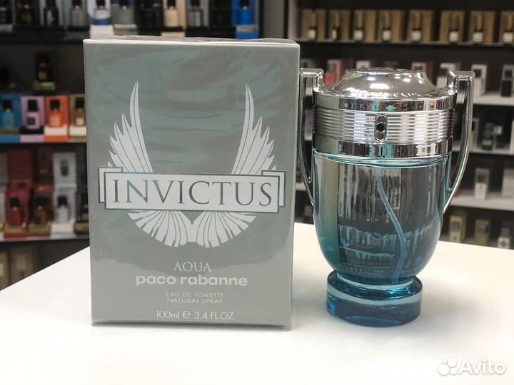 Paco Rabanne Invictus Aqua Пако Рабан серый 100мл