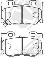PN0396 Колодки тормозные дисковые