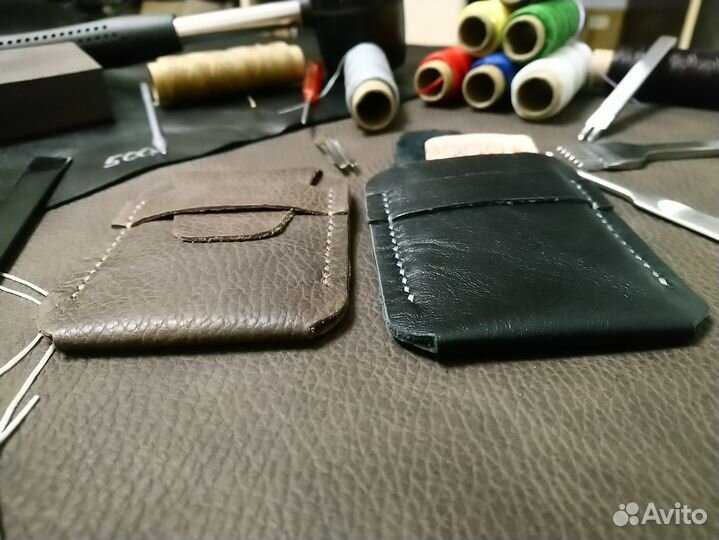 Картхолдер натуральная кожа ручная работа