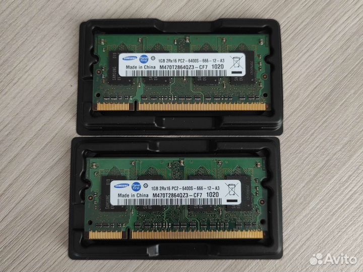 Оперативная память ddr2 для ноутбука