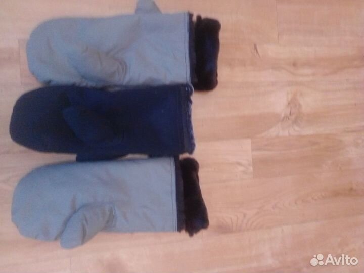 Рукавицы меховые мужские