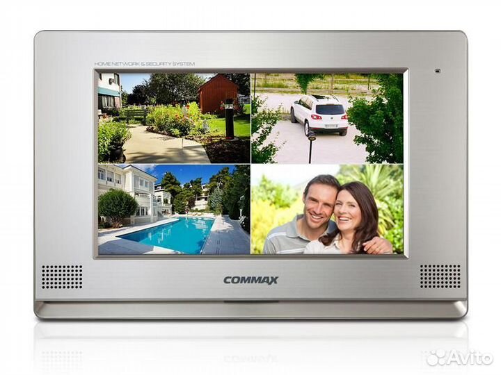 Цветной видеодомофон hands-free на 4 камеры Commax