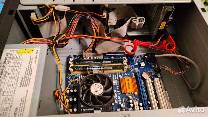 Системный блок intel core 2 duo e7400, 2gb, 80gb