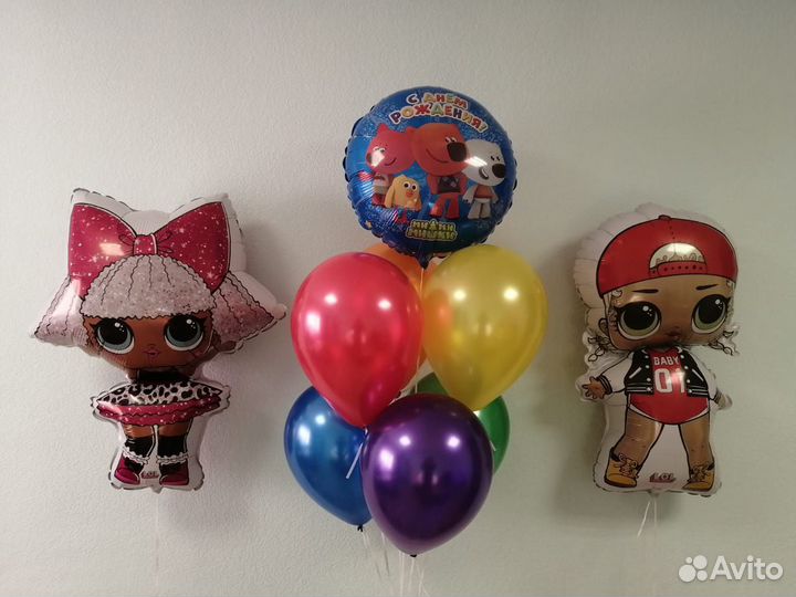 Надуваем гелием шары