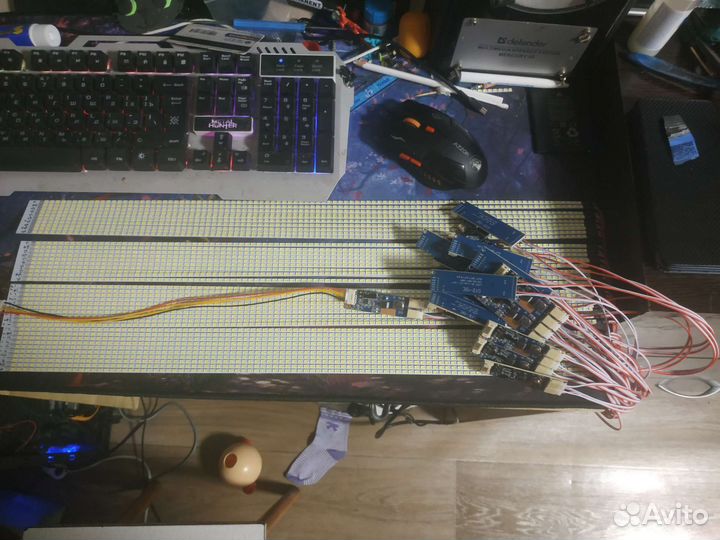 Светодиодная подсветка для монитора до 24