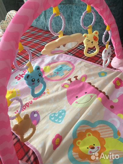Детский музыкальный развивающий коврик