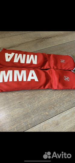 Эластичная защита голени Fight Expert MMA Red