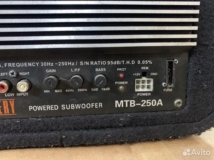 Активный сабвуфер mystery MTB-250A