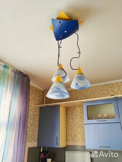 Люстра потолочная бу