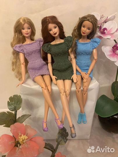 Одежда, платье для куклы Барби