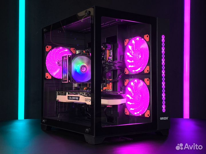 Игровой пк I7/RTX 2060/16GB RAM Cube