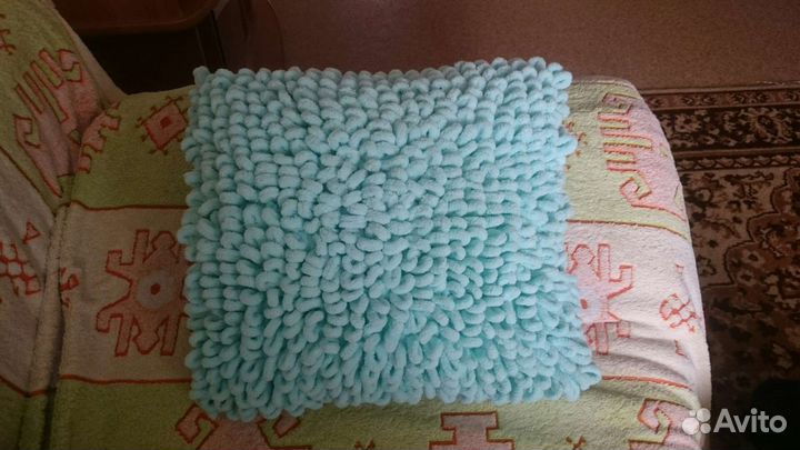 Подушки из пряжи alize puffy на заказ